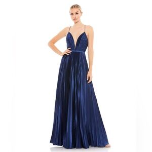 Mac Duggal Navy Blue Gown